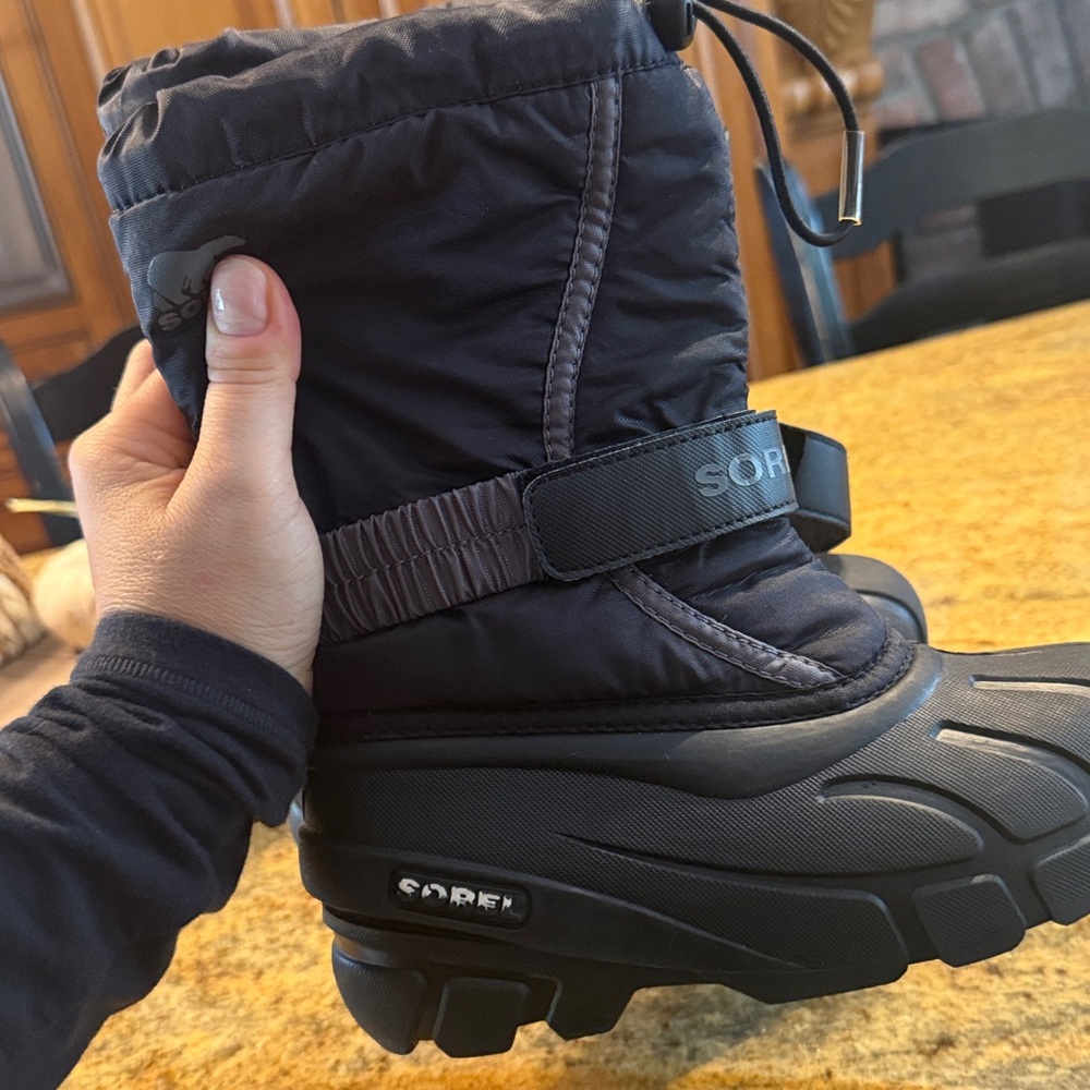 Sorel Black Snow Boots